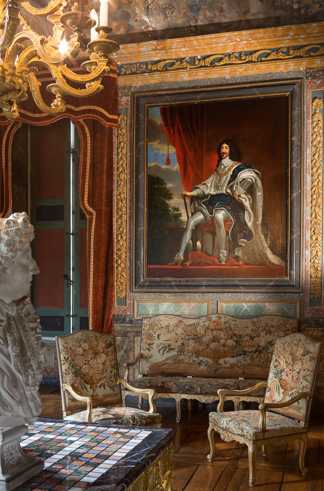 chateau interieur meublé visitable